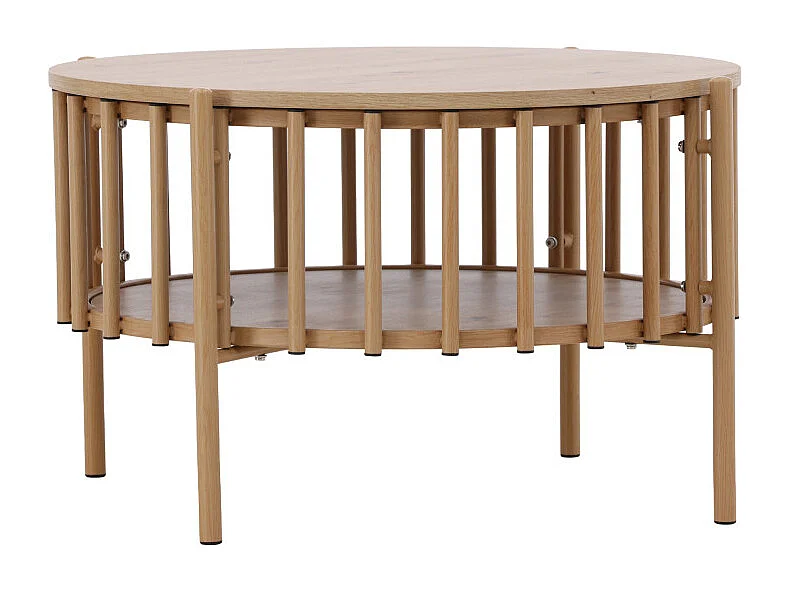 Table Basse Design "Rubbo" 80cm Naturel