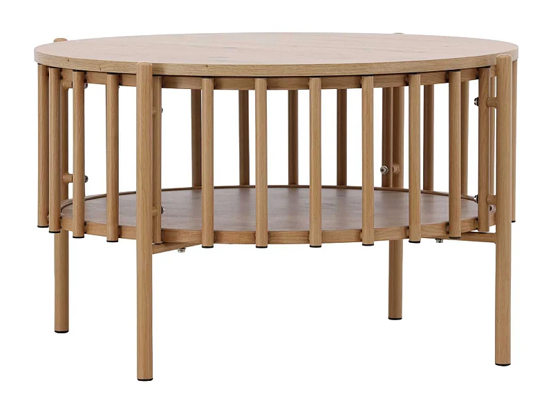 Table Basse Design "Rubbo" 80cm Naturel