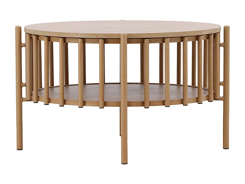 Table Basse Design "Rubbo" 80cm Naturel