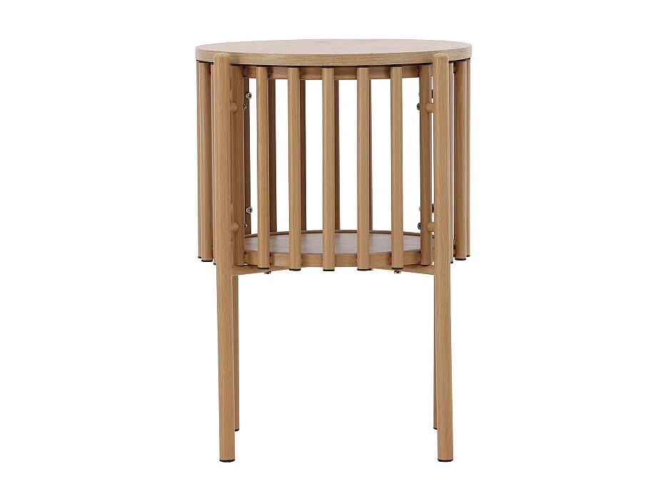 Table d'Appoint Design "Rubbo" 65cm Naturel