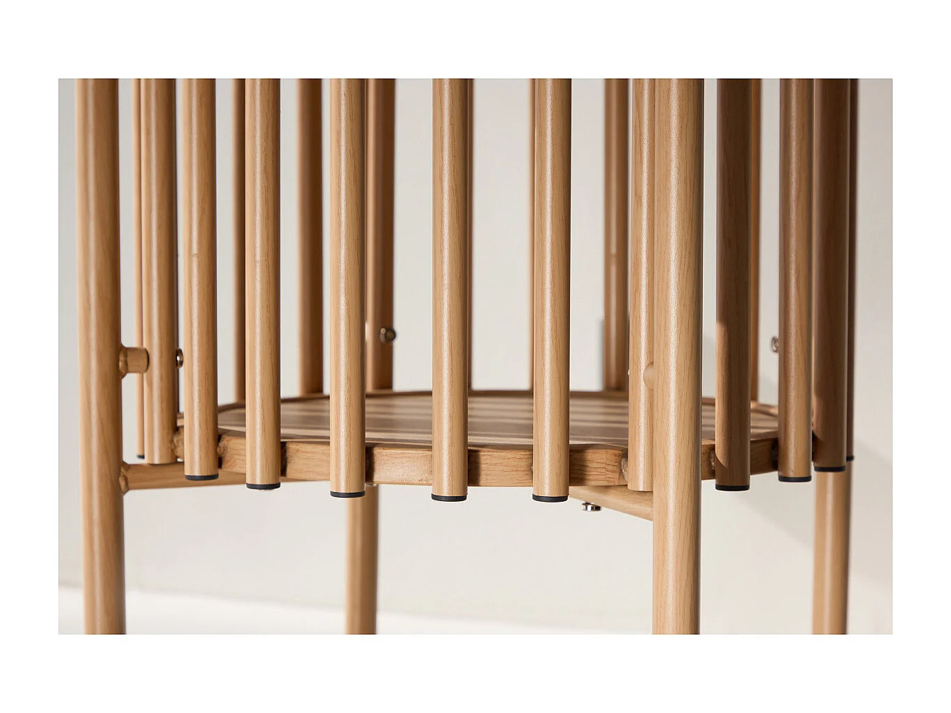 Table d'Appoint Design "Rubbo" 65cm Naturel