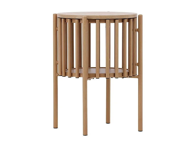 Table d'Appoint Design "Rubbo" 65cm Naturel