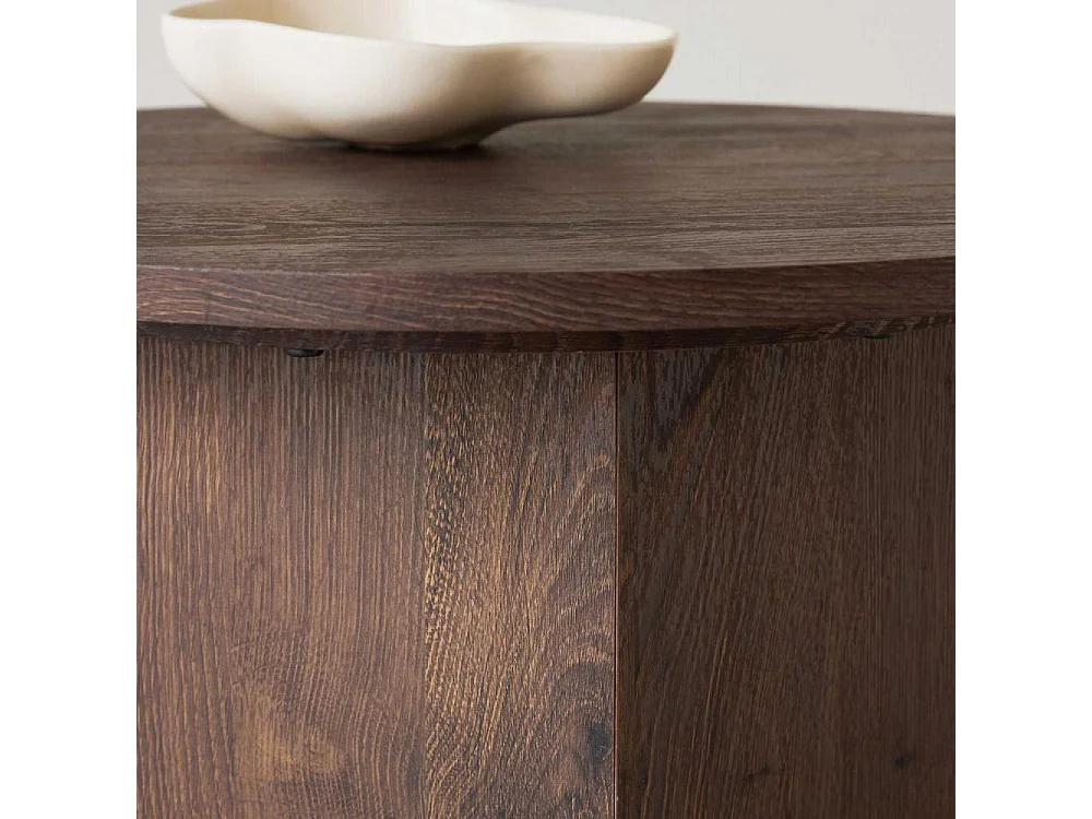 Table Basse Design "Tekla" 60cm Marron