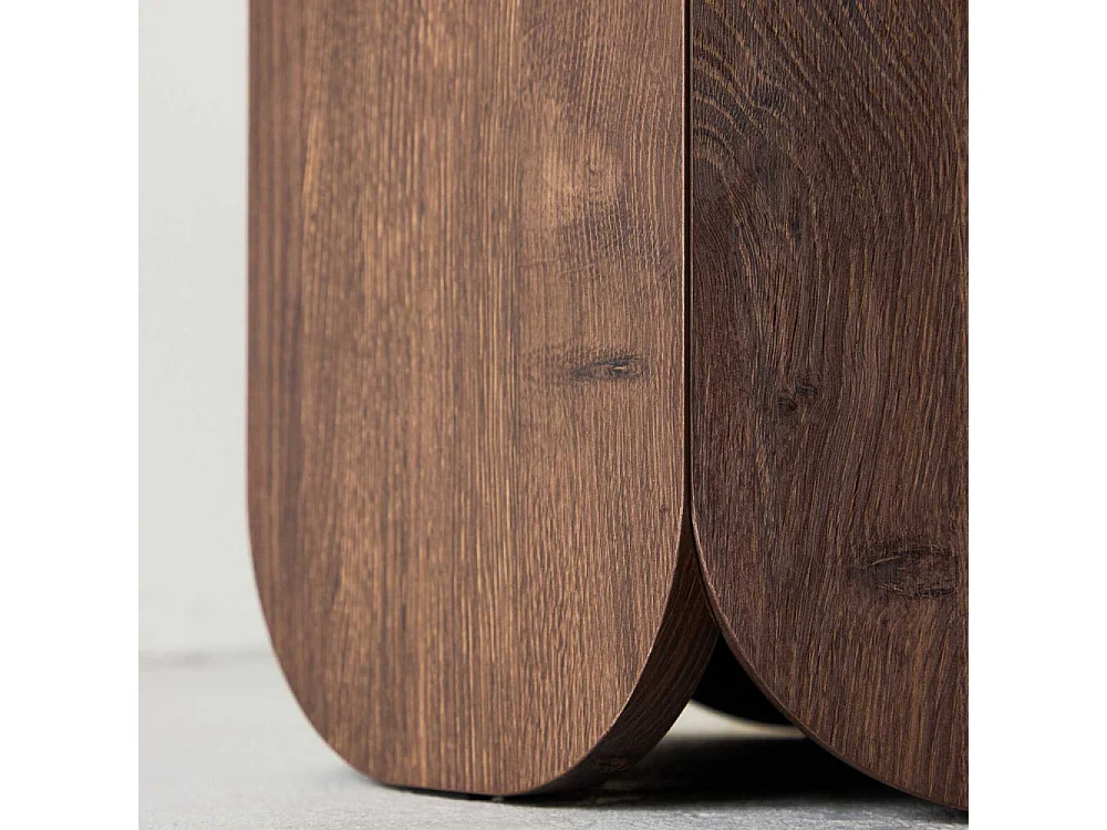 Table Basse Design "Tekla" 60cm Marron