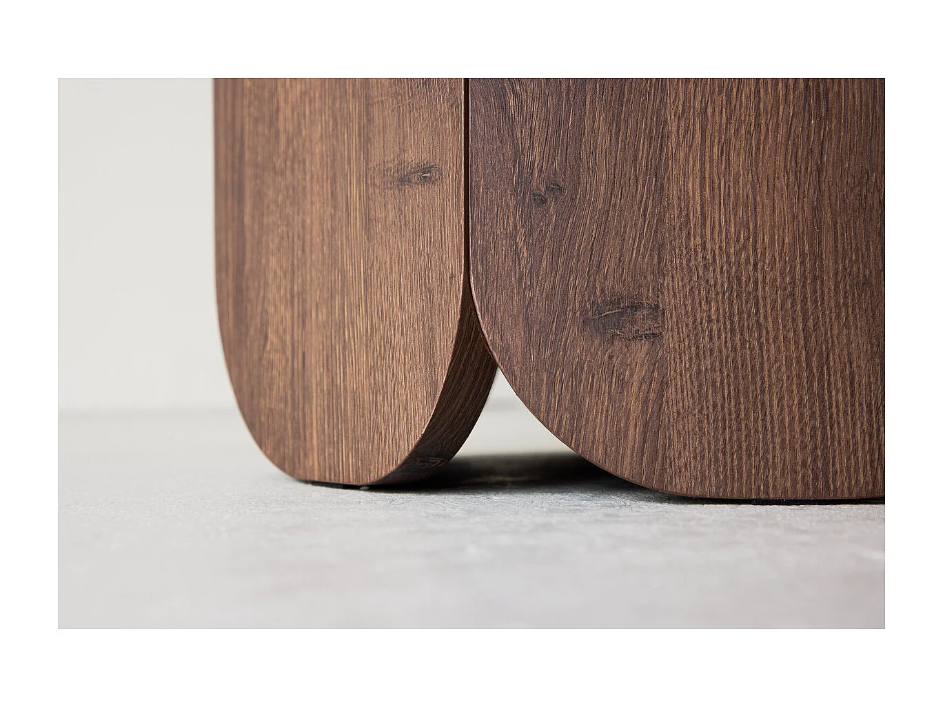 Table Basse Design "Tekla" 60cm Marron