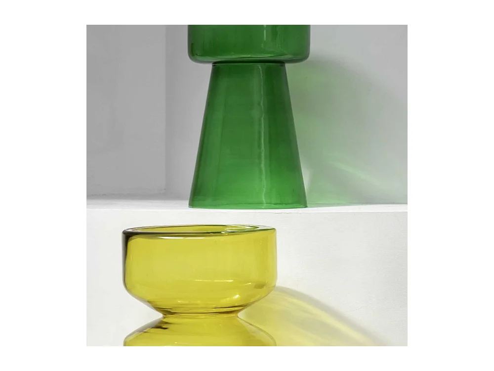 Table d'appoint en verre Corcho