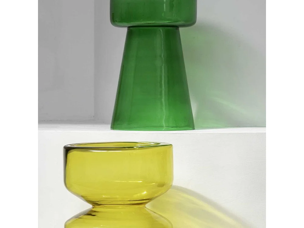 Table d'appoint en verre Corcho