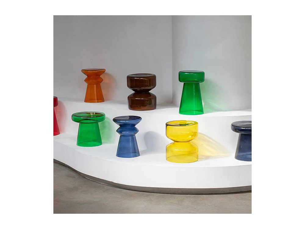 Table d'appoint en verre Amarre