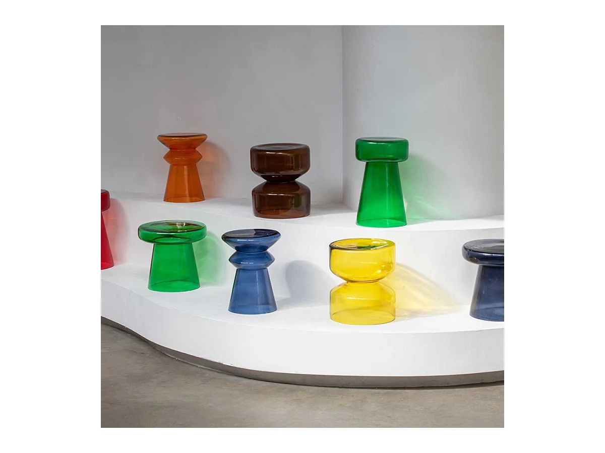 Table d'appoint en verre Amarre