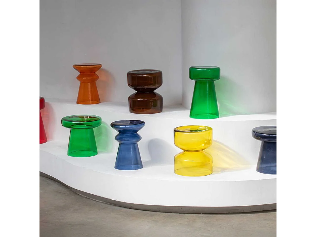 Table d'appoint en verre Amarre
