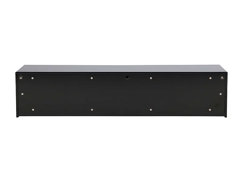 Meuble TV 2 Tiroirs "Fristad" 160cm Noir