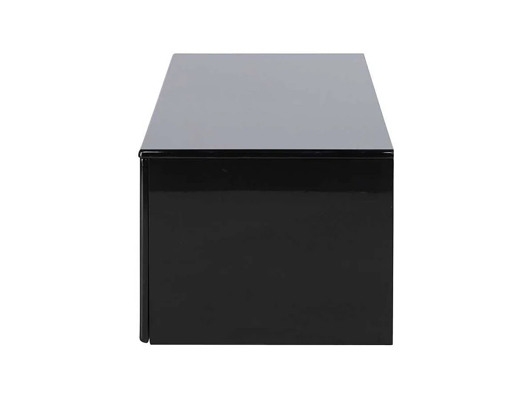 Meuble TV 2 Tiroirs "Fristad" 160cm Noir