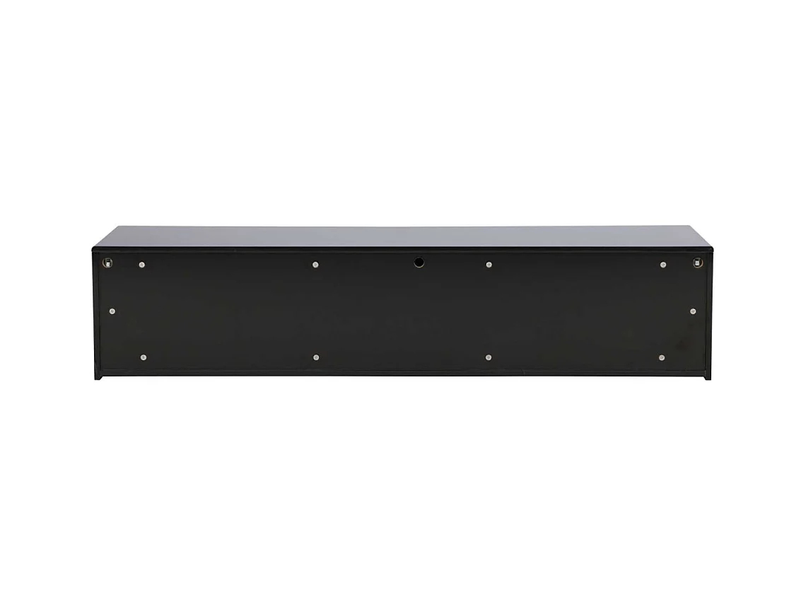 Meuble TV 2 Tiroirs "Fristad" 160cm Noir