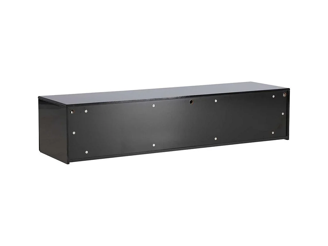 Meuble TV 2 Tiroirs "Fristad" 160cm Noir