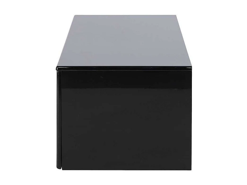 Meuble TV 2 Tiroirs "Fristad" 160cm Noir