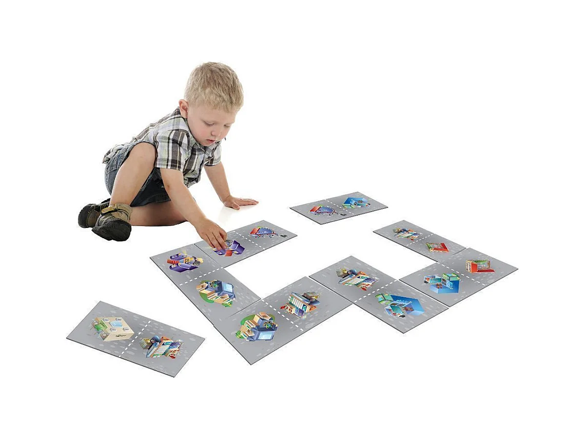 Dominos géants 28 pièces avec sac de rangement