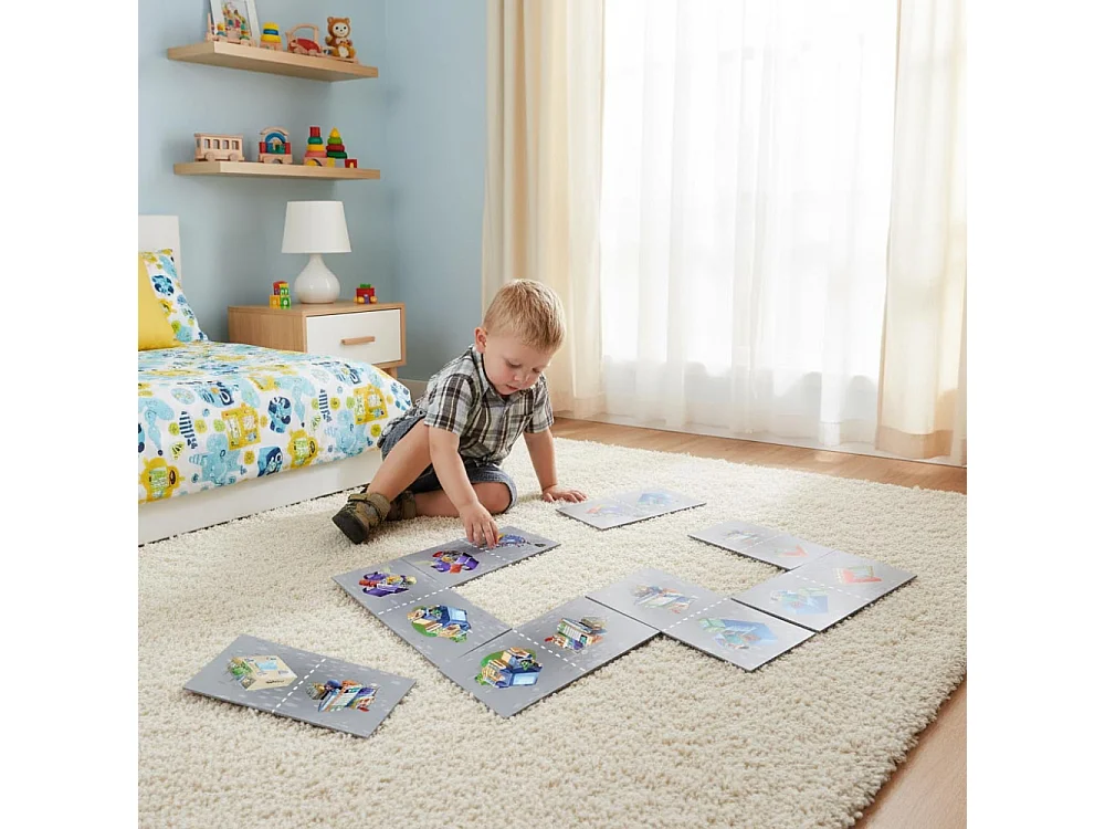 Dominos géants 28 pièces avec sac de rangement