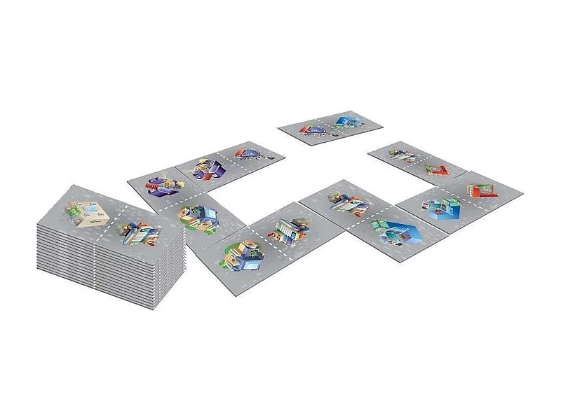 Dominos géants 28 pièces avec sac de rangement