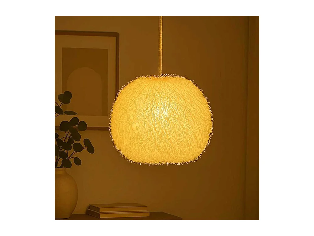 Suspension boule en jute Billie