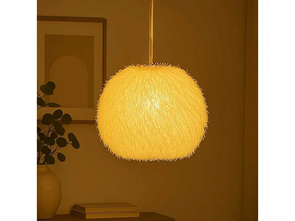 Suspension boule en jute Billie