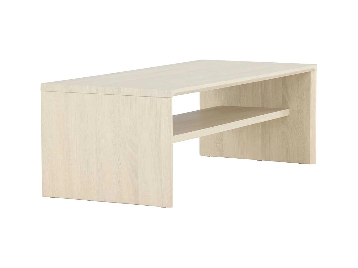 Table Basse Design "Telemarket" 100cm Beige