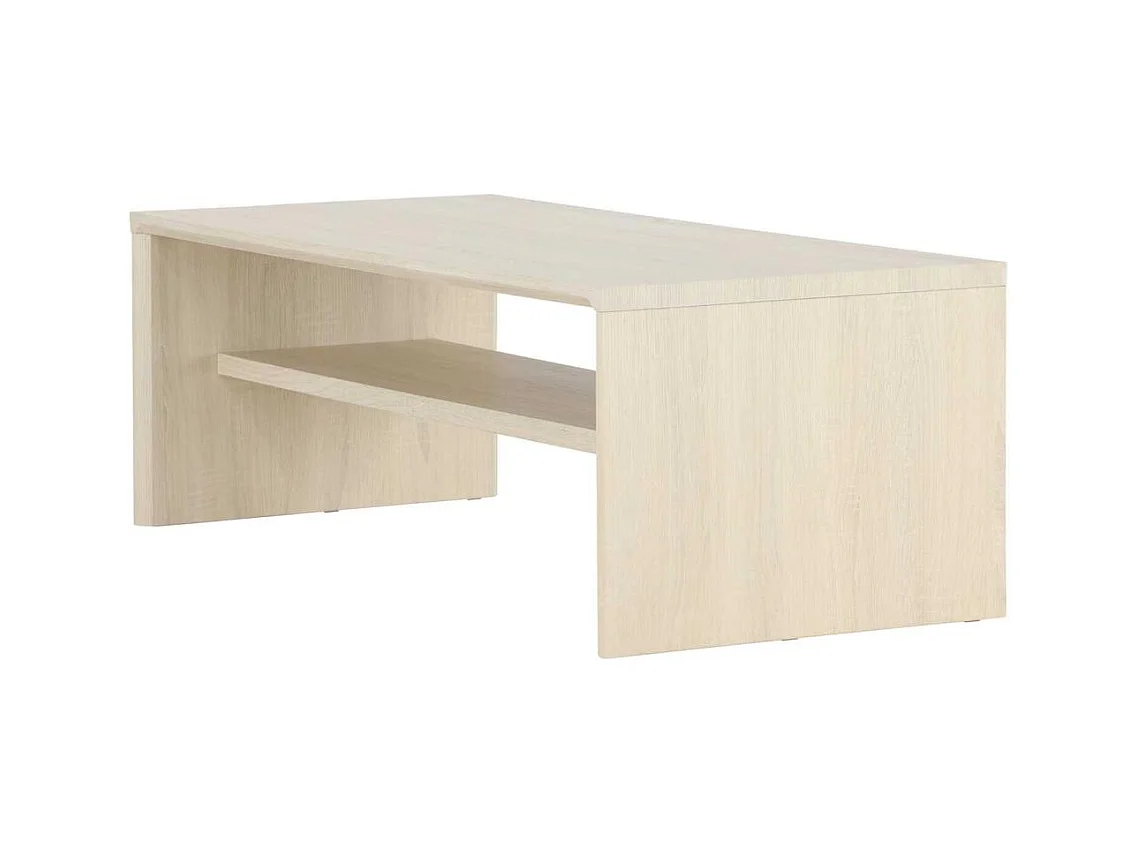 Table Basse Design "Telemarket" 100cm Beige