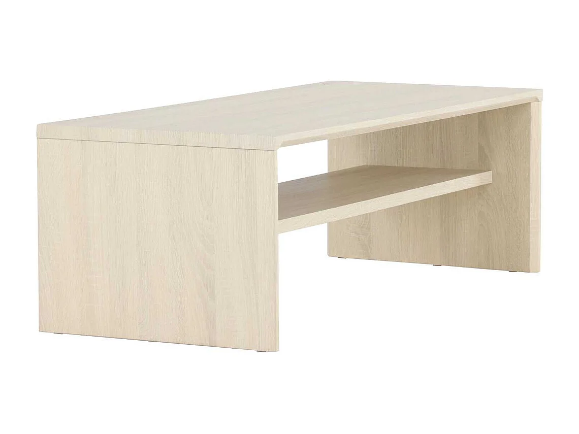 Table Basse Design "Telemarket" 100cm Beige