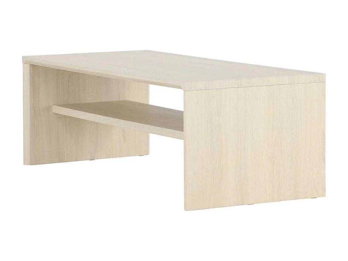 Table Basse Design "Telemarket" 100cm Beige