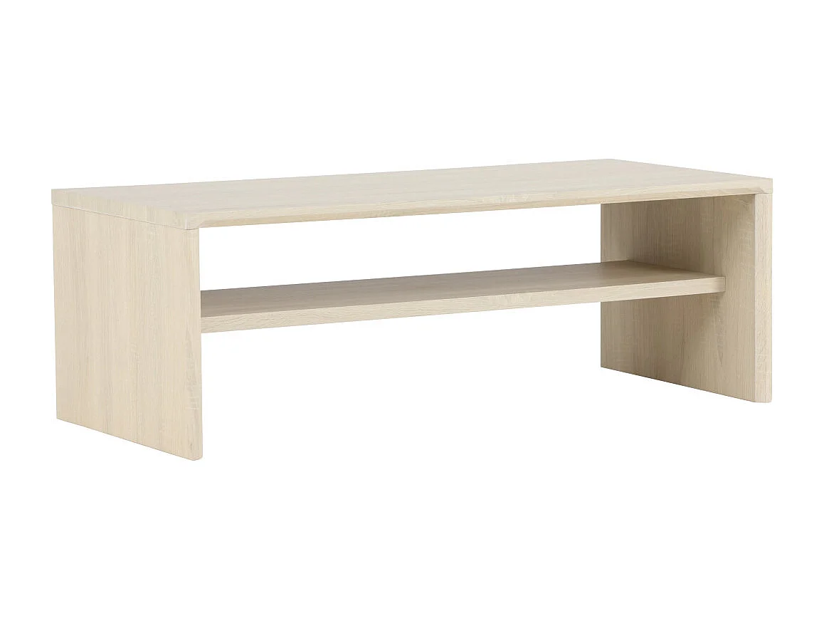 Table Basse Design "Telemarket" 100cm Beige