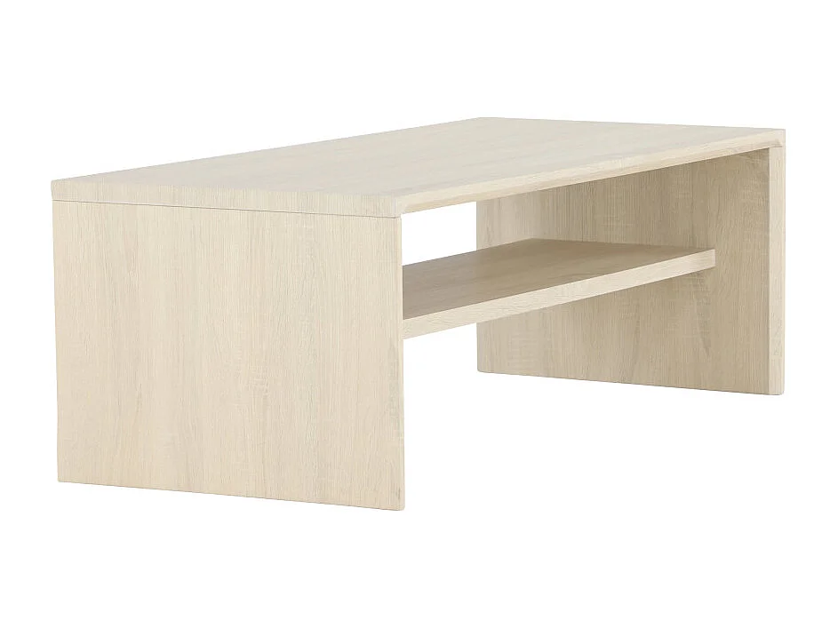 Table Basse Design "Telemarket" 100cm Beige