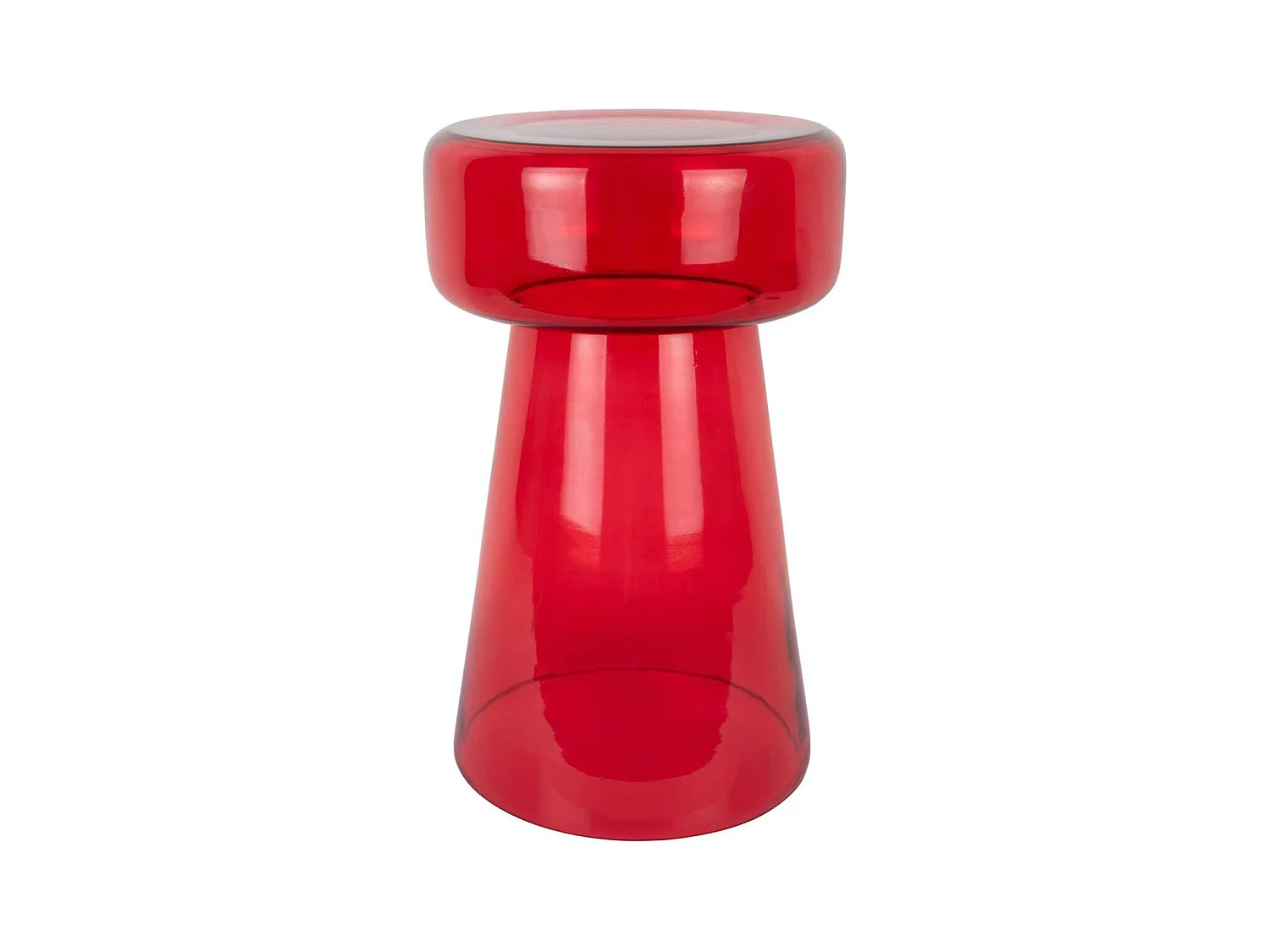 Table d'appoint en verre Corcho