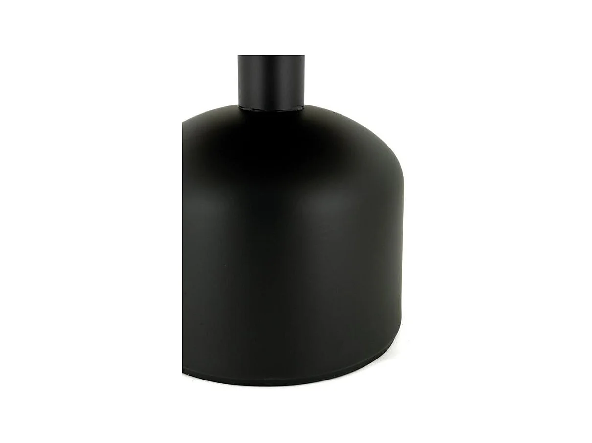 Table d'appoint en pin et pied en métal