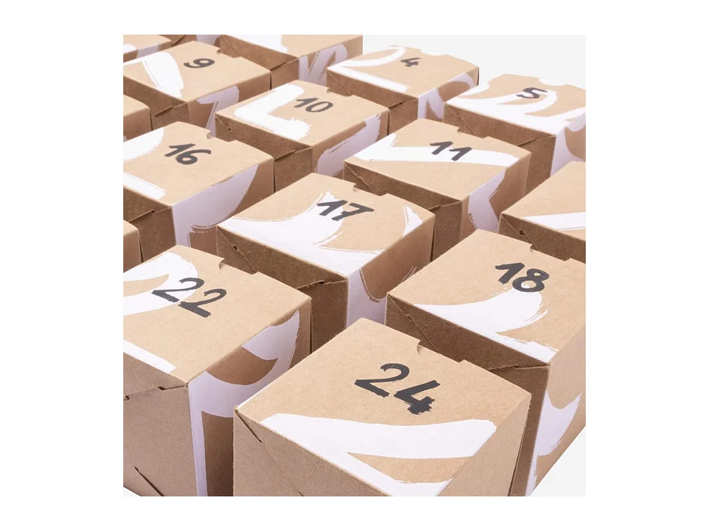 Habitat - Calendrier de l'avent en papier - 24 boîtes - Design by Habitat Design Studio - Vaneo