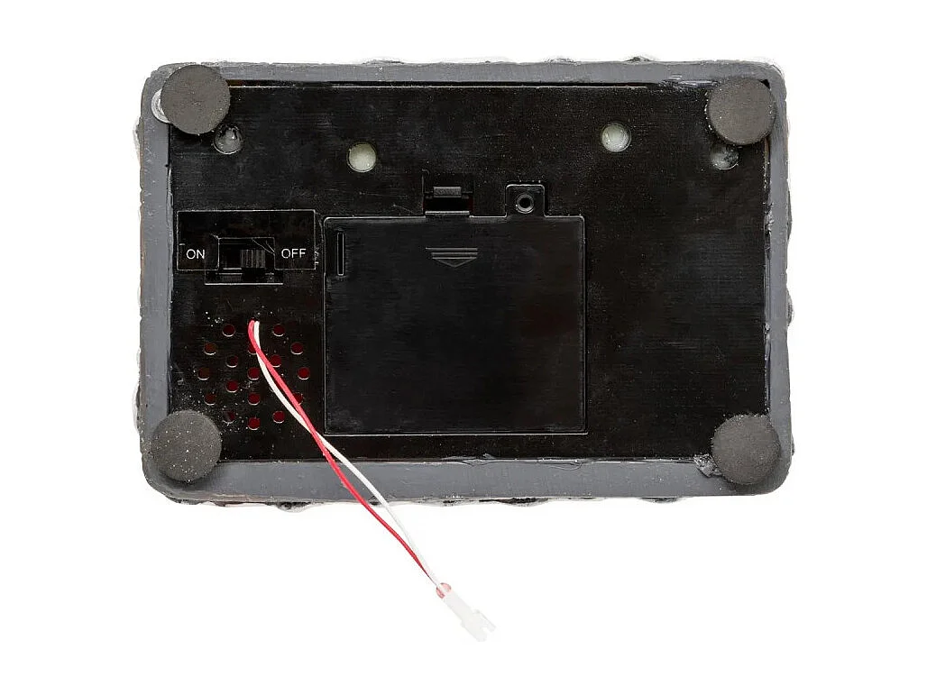 Village Noël lumineux stand gâteaux 8 LED musical animé