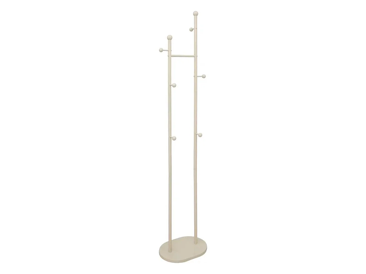 Porte- Manteau 6 Tiges "Liny" 187cm Beige