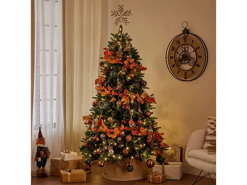 Sapin de Noël artificiel 210 cm lumineux Green Creek