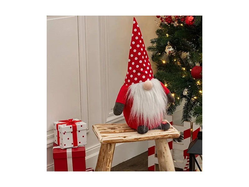 Peluche automate Gnome de Noël animé musical