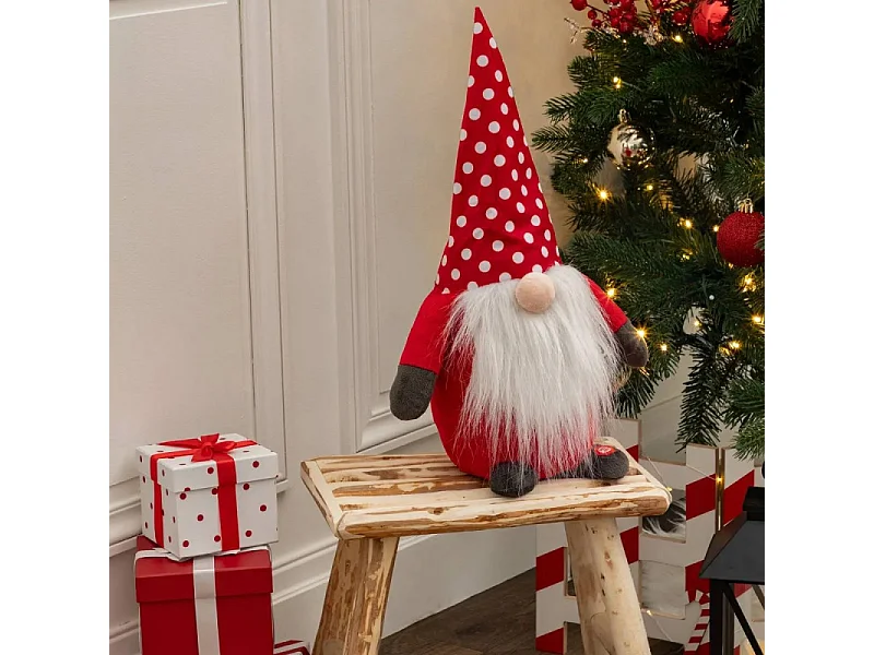 Peluche automate Gnome de Noël animé musical