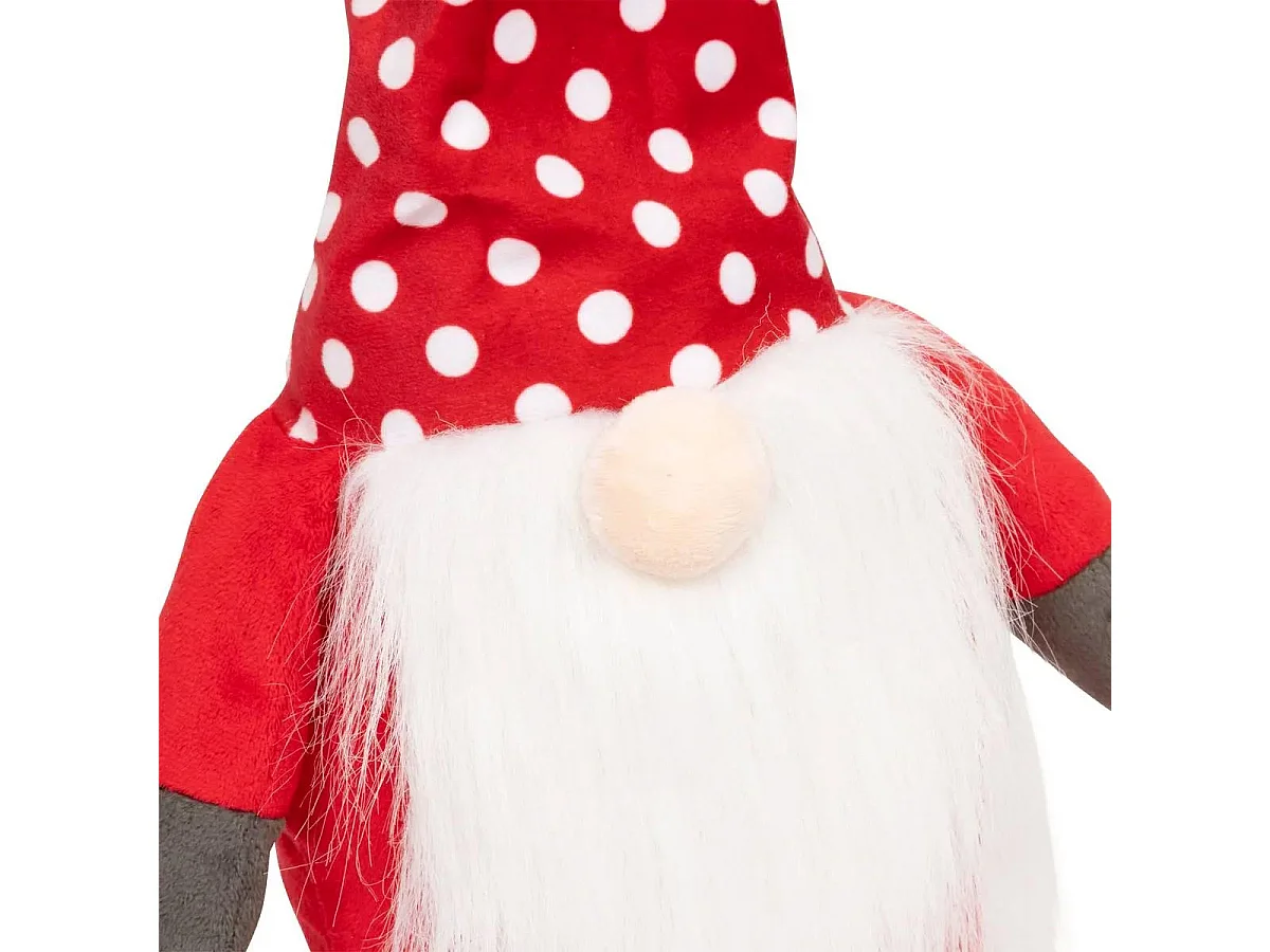 Statuette de Noël Animée "Gnome" 24cm Rouge