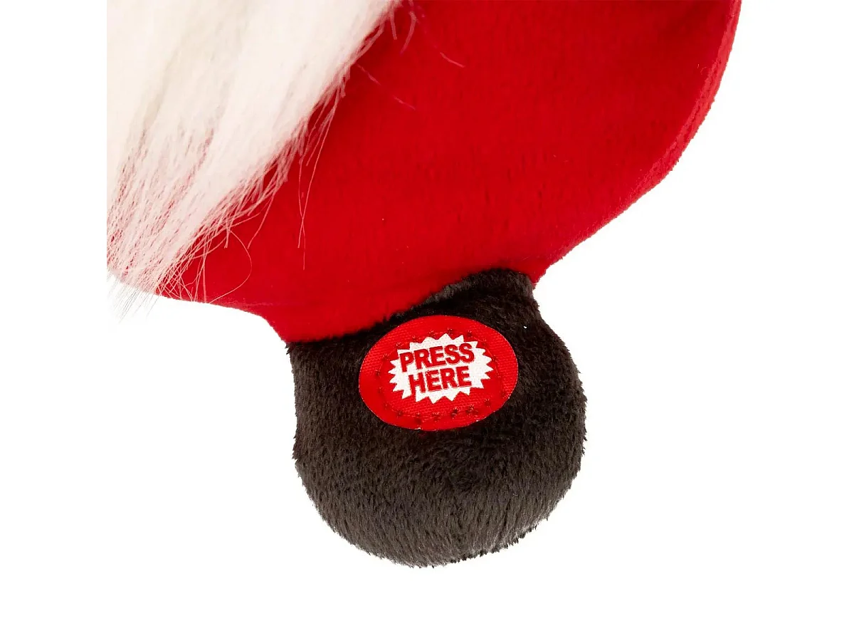Statuette de Noël Animée "Gnome" 24cm Rouge