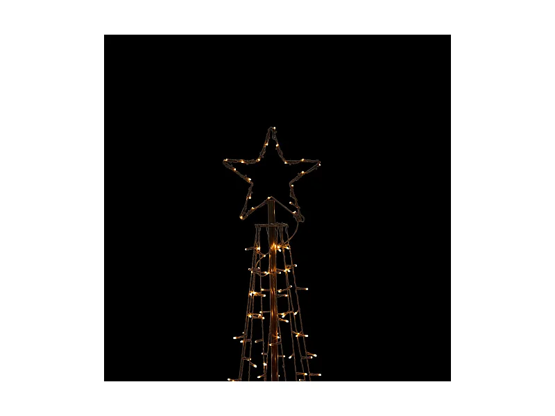 Déco de Noël extérieure sapin 320 LED 190 cm