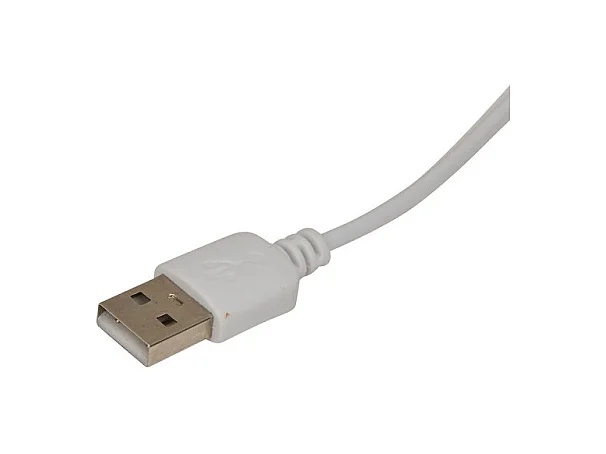 Néon LED Noël prise USB 23 cm rouge