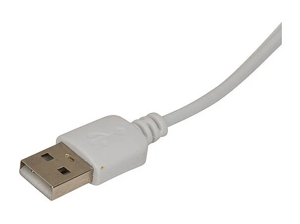 Néon LED Noël prise USB 23 cm rouge