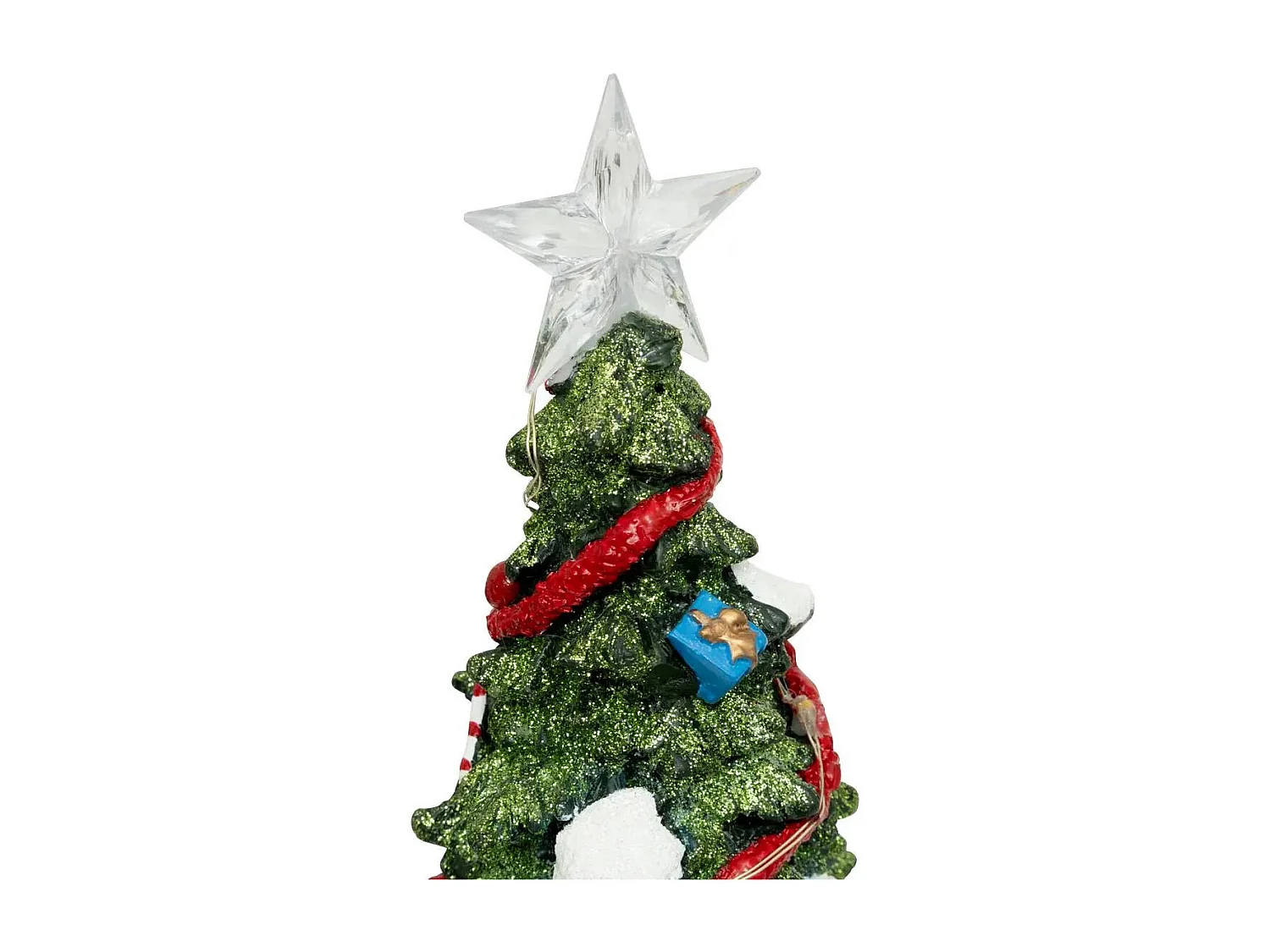 Village de Noël Lumineux "Sapin" 24cm Multicolore