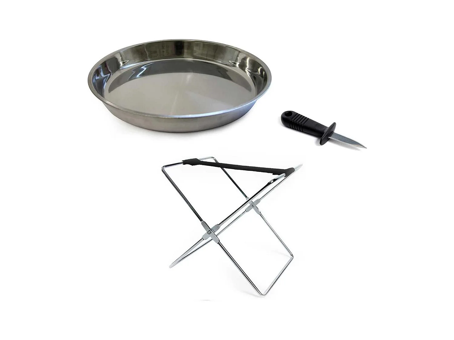 Plateau avec Support et Couteau à Huîtres Pour Fruits de Mer - MARICA