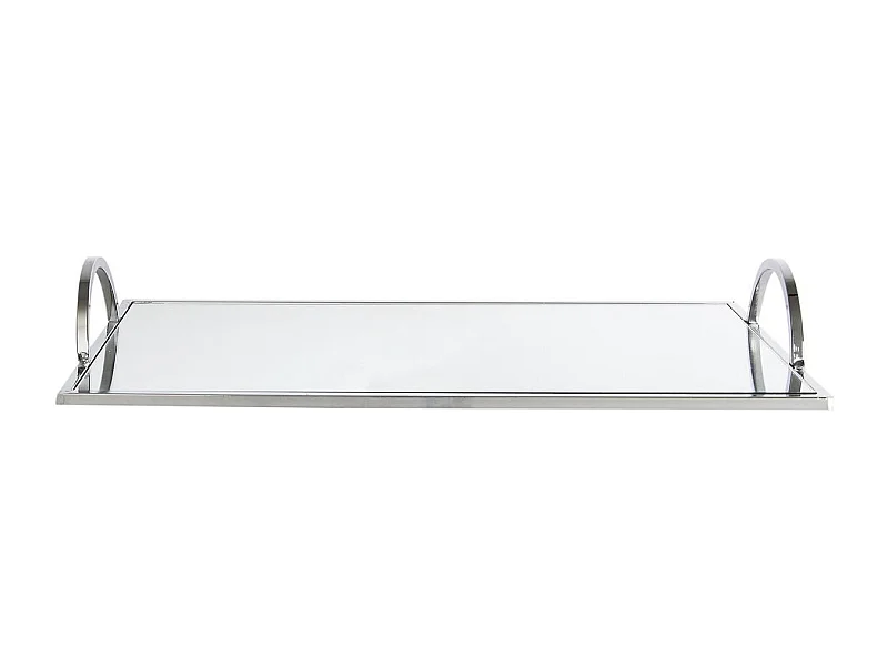 Plateau Miroir Argenté 35x20cm - DEXA