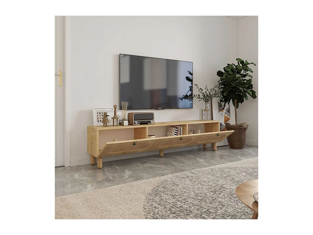 TV-Ständer – 180 cm – Saphir-Eiche – MDF