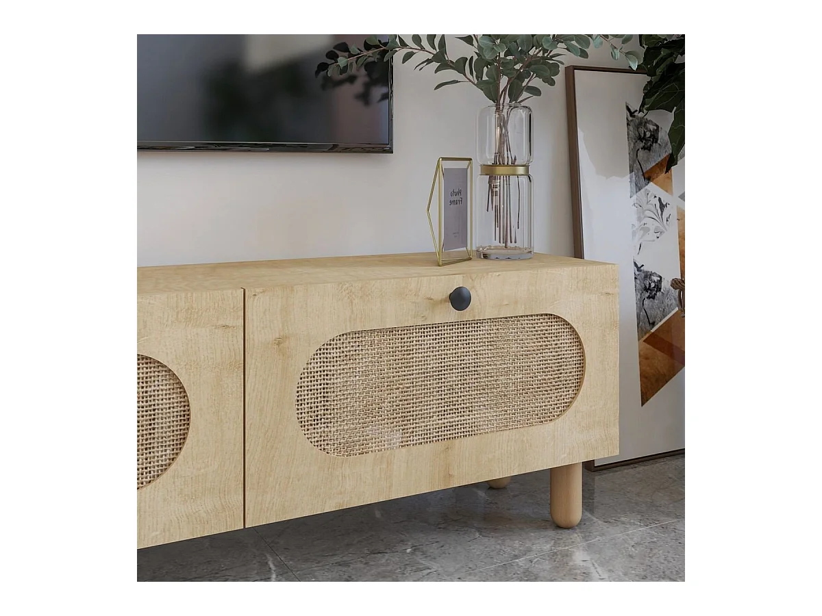 TV-Ständer – 180 cm – Saphir-Eiche – MDF