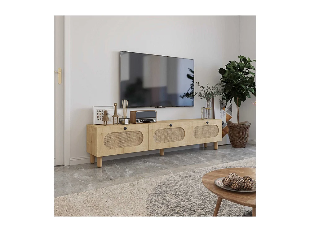 TV-Ständer – 180 cm – Saphir-Eiche – MDF