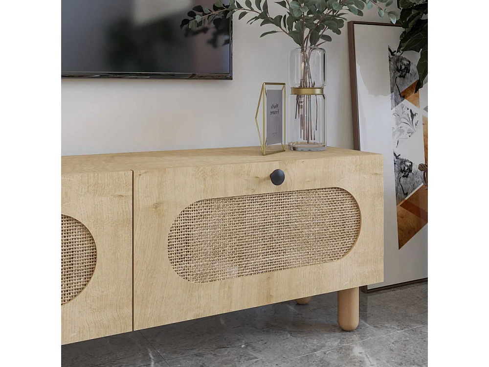 TV-Ständer – 180 cm – Saphir-Eiche – MDF